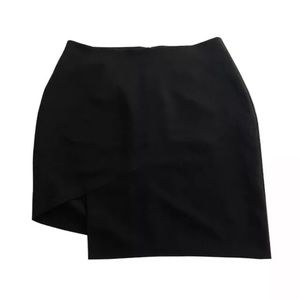 Krisa Faux‎ Wrap Look Mini Skirt